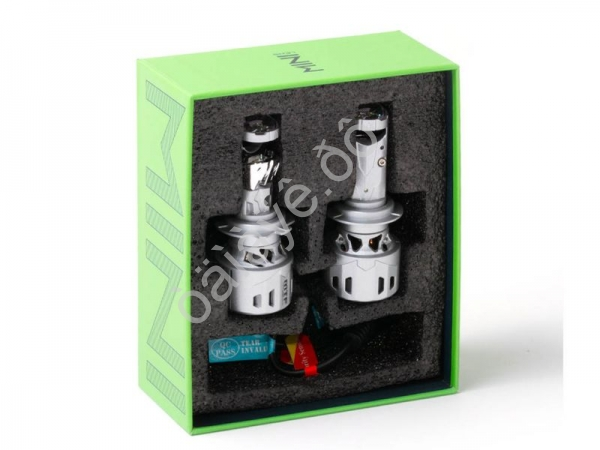 Светодиодные линзы MTF Light серии MiniLENS H7, 12V, 55W, 6000K, 4000LM, к-т.