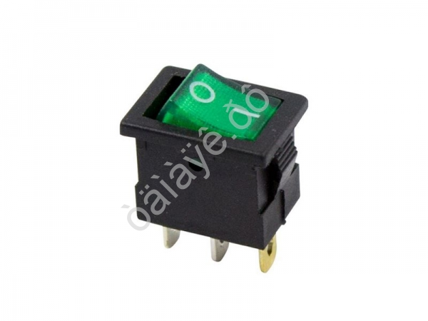 Выключатель клавишный 12V 15А (3с) ON-OFF зеленый с подсветкой Mini (RWB-206-1, SC-768) REXANT Выключатель клавишный 12V 15А (3с) ON-OFF зеленый с подсветкой Mini (RWB-206-1, SC-768) REXANT