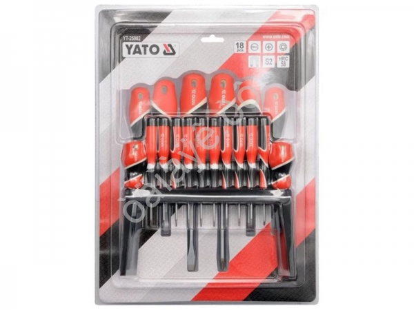 Набор отверток 18 предметов YATO Набор отверток 18 предметов YATO