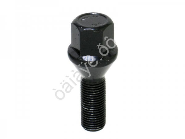 Болт М12*1,25*28, конус, ключ 17, черный хром /20 Болт М12*1,25*28, конус, ключ 17, черный хром /20