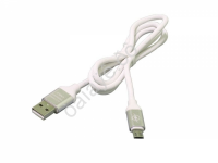Дата-кабель универ.  MicroUSB  М5  (1.5Ам 5-9v) силикон рифленый