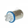 Светодиод 12V T 8 4LED BA9S BLUE "Маяк"/10