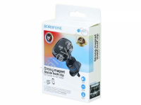 Держатель телефона на дефлектор, магнитный, черный BOROFONE BH96 (38шт в уп) Borofone