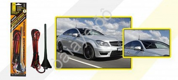 Антенна TR-66 врезная активная наклонная пруток 20см "Триада" Антенна TR-66 врезная активная наклонная пруток 20см "Триада"