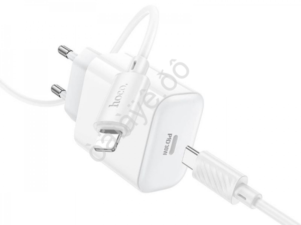 СЗУ 220В, 1хType-C (20W)+кабель lightning USB/ Iphone/-Type-C(X36), белый HOCO C76A Plus (20шт в уп) Hoco СЗУ 220В, 1хType-C (20W)+кабель lightning USB/ Iphone/-Type-C(X36), белый HOCO C76A Plus (20шт в уп) Hoco