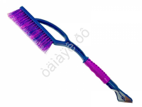 Щетка  для снега со скребком, удобная форма с литой ручкой из мягкого пластика (54,5 см) CU-90 /1/32