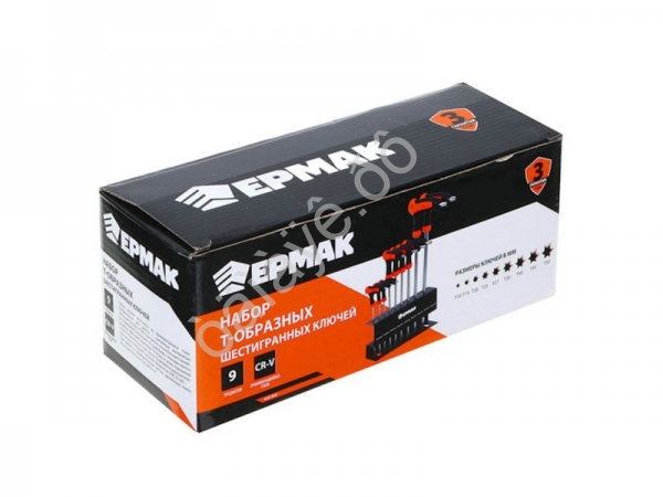 Набор ключей Т-обр. имбусовых ключей TORX T10-T50 ЕРМАК