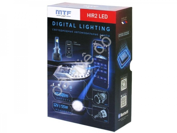 Светодиодные лампы MTF Light серии DIGITAL LIGHTING НIR2(9012), 12V, 55W, 4500lm, 3000-7000K, управл Светодиодные лампы MTF Light серии DIGITAL LIGHTING НIR2(9012), 12V, 55W, 4500lm, 3000-7000K, управл