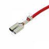 Клемма 6,3 мм, с монтажным усиком, с красн. пр. сеч. 0,75мм² дл. 12см. (МАМА) МГУП-63-КРАС латунь луженная (100шт) Клемма 6,3 мм, с монтажным усиком, с красн. пр. сеч. 0,75мм² дл. 12см. (МАМА) МГУП-63-КРАС латунь луженная (100шт)
