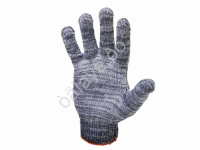 Перчатки х/б 10кл. 5-нитка графит /10/400