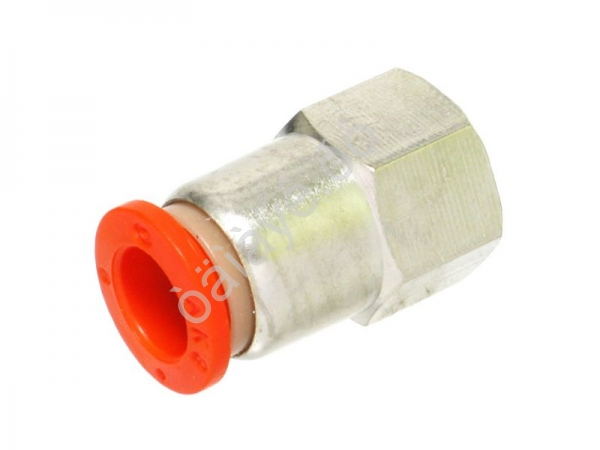 Фитинг цанговый пластик PU 1/4 х 8 mm внутр. резьба Фитинг цанговый пластик PU 1/4 х 8 mm внутр. резьба