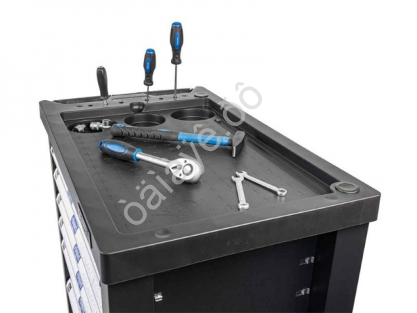 Тележка инструментальная 7-полочная с набором инструментов 71пр.Scheppach (Sch-TW1100)