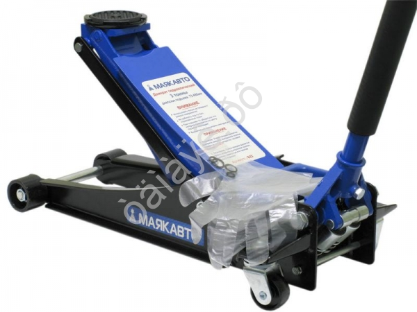 Домкрат гидравлический подкатной 3т h=73-495мм низкопрофильный, 2 поршня МАЯКАВТО™  /1_