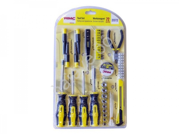 Набор инструментов 72пр. 1/4" WMC TOOLS
