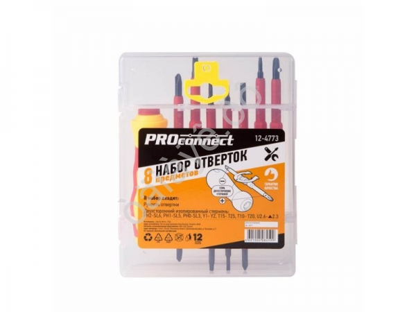 Набор отверток 8пр. PROconnect Набор отверток 8пр. PROconnect