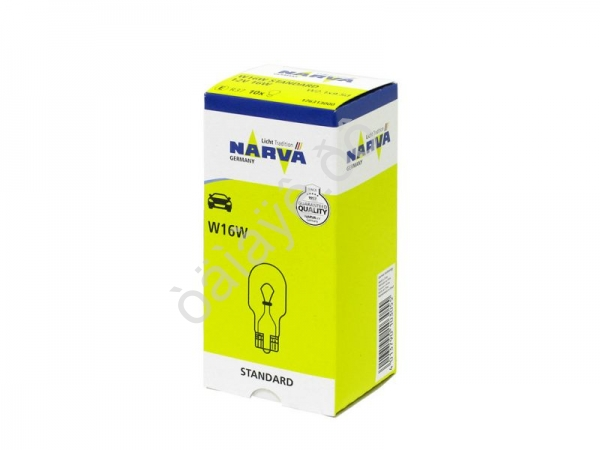 Лампа Narva W16W W2.1×9.5d 12V 17631/10 Лампа Narva W16W W2.1×9.5d 12V 17631/10
