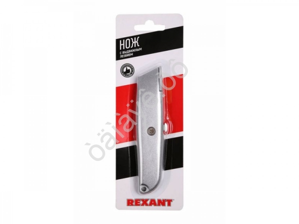 Нож с трапецеведным лезвием REXANT