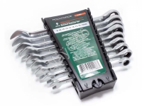 Ключи комбинированные трещоточные (8, 10 12 13 14 16 17 18 19мм), набор 9пр. RockForce