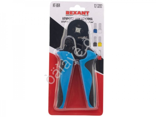 Кримпер HT-864 для обжима штыревых наконечников 0,25-6,0мм² REXANT