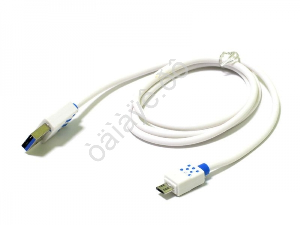 Дата-кабель MicroUSB М5 (1Ам) 8точек 1 метр