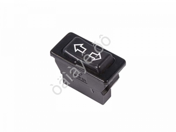 Переключатель (стеклоподъемника) клавишный 12V 20А (5с) (ON)-OFF-(ON) черный (ASW-01) REXANT