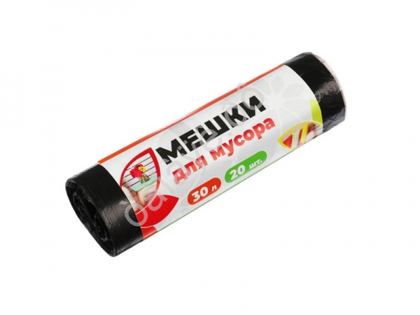 Мешки для мусора 30л, 20шт