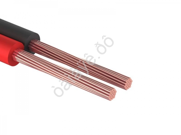 Провод двойной 2х0.75мм,  кр./черн. PROCONNECT (100m) 1/6