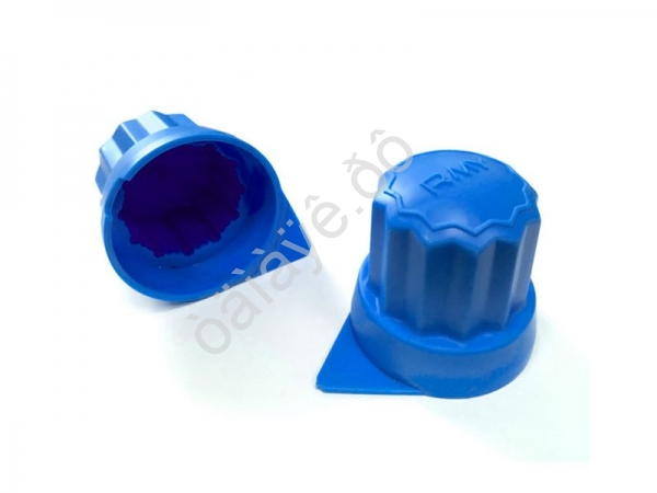 Колпачок на гайку (с индикатором затяжки) 32мм, синий /10
