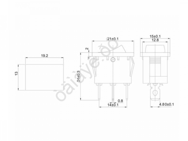 Выключатель клавишный 12V 15А (3с) ON-OFF желтый с подсветкой Mini (RWB-206-1, SC-768) REXANT Выключатель клавишный 12V 15А (3с) ON-OFF желтый с подсветкой Mini (RWB-206-1, SC-768) REXANT