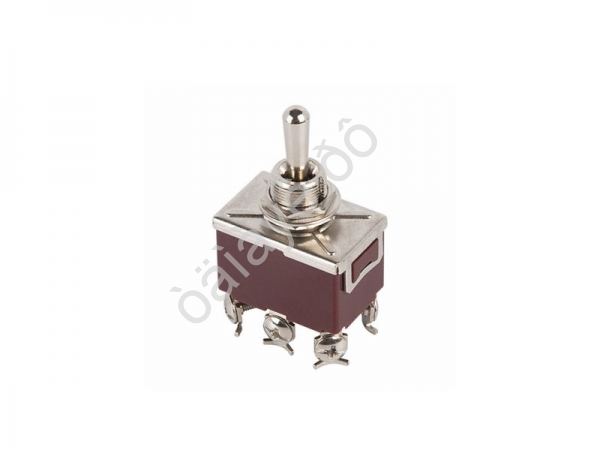 Тумблер 250V 15А (6c) (ON)-OFF-(ON) двухполюсный (KN-223) REXANT Тумблер 250V 15А (6c) (ON)-OFF-(ON) двухполюсный (KN-223) REXANT