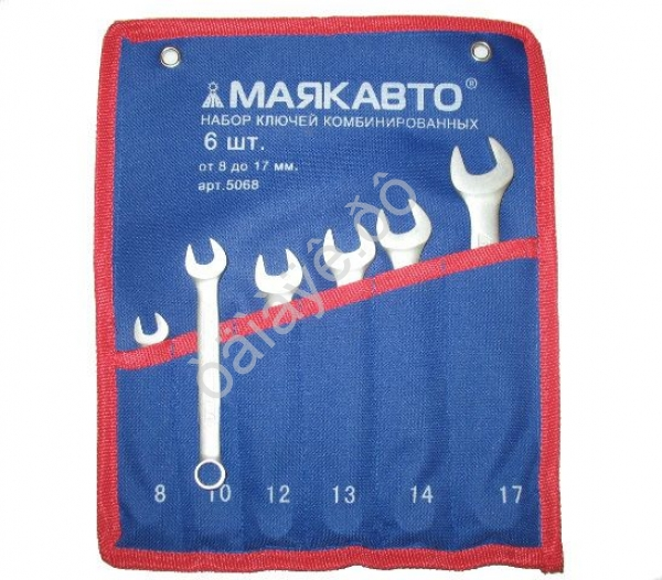 Набор комбинир. ключей 6пр.(8-17мм) в сумке МАЯКАВТО™ 1/20_ Набор комбинир. ключей 6пр.(8-17мм) в сумке МАЯКАВТО™ 1/20_