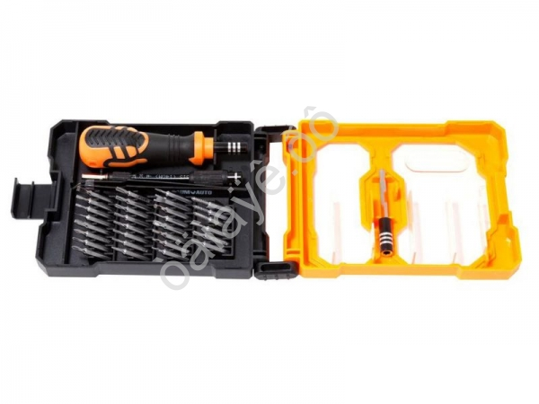 Отвертка многоцелевая с удлинителями и набором бит для точных работ, 34пр.(T,TH,H,SL,PH,TS, спец. би BaumAuto