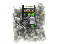 Хомут  10 - 16 мм"Ultima" нерж. (100шт-пакет) /100/1000