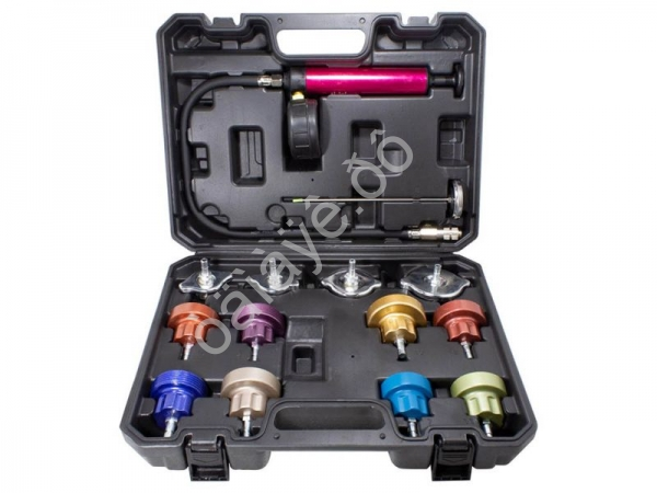 Набор приспособлений для тестирования систем охлаждения 14пр. (0-2.5bar), в кейсе Forsage Набор приспособлений для тестирования систем охлаждения 14пр. (0-2.5bar), в кейсе Forsage