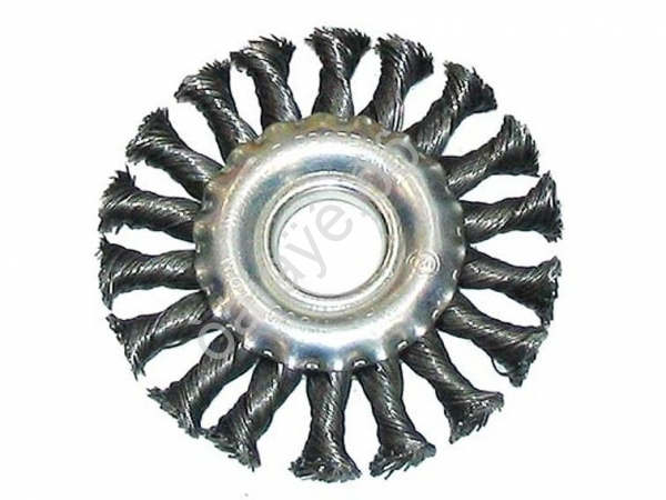 Щётка металл. для УШМ 100мм/22мм кручёная (диск.)