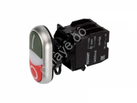 Кнопка LA32 красно-зеленая «Пуск-Стоп» с подсветкой NO+NC