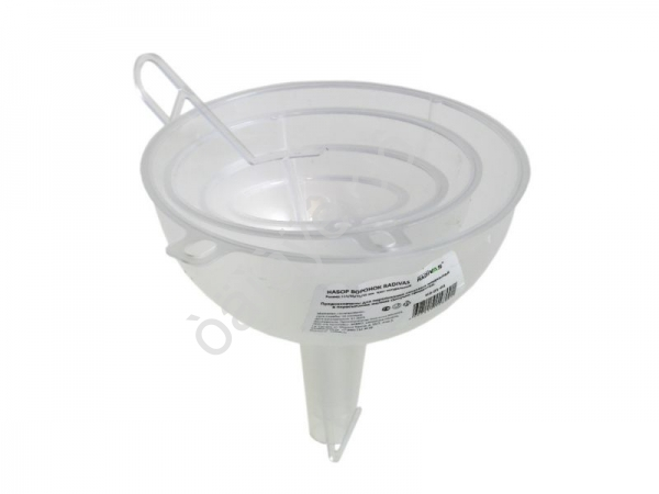 Воронки комплект 4шт, 55/75/95/115мм RADIVAS Воронки комплект 4шт, 55/75/95/115мм RADIVAS