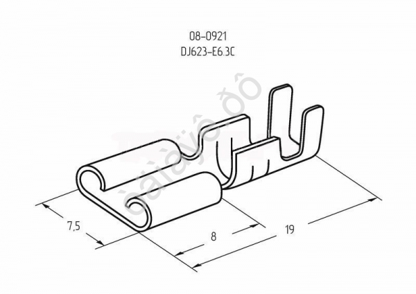 Клемма 7,5мм  1-2,5 (М) REXANT (100шт)
