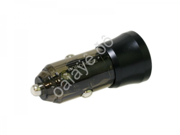 АЗУ в прикуриватель 1USB2.0(18W) + 1 PD Type-C(20W) Quick Charger, черный BOROFONE BZ25