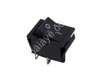 Выключатель клавишный 250V 15А (4с) OFF-(ON) черный Б/Фикс (RWB-501, SC-767) REXANT