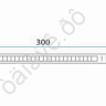 Хомут пластиковый 4.8х300 REXANT рулев. рейка 1уп./100шт черный /1/10/100