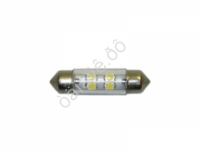 Светодиод 12V T11x36/38 S8,5 4SMD (3,5x2,8) WHITE "Маяк" /10