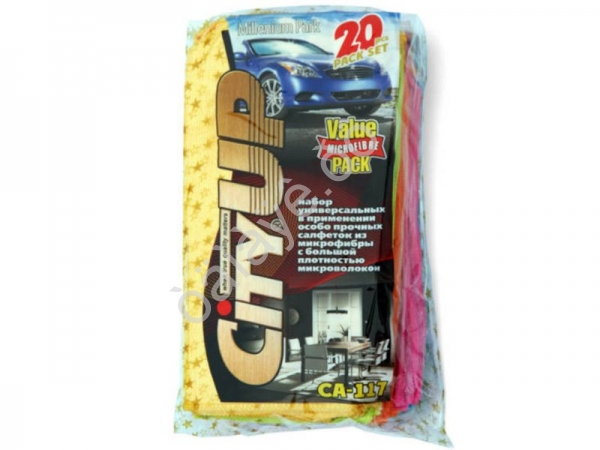 Салфетка Микро-Фибра СА-117 30*30 (1 упак. - 20шт) /1/20 Салфетка Микро-Фибра СА-117 30*30 (1 упак. - 20шт) /1/20
