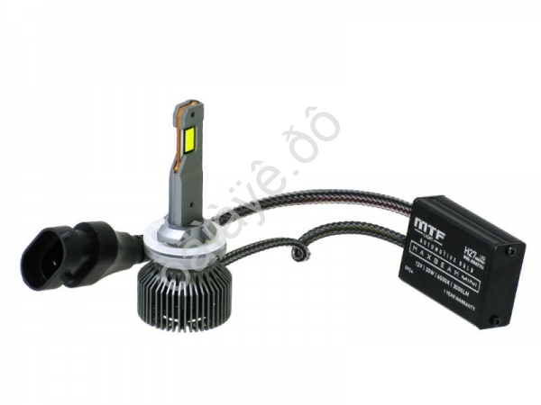 Светодиодные лампы MTF Light, серия MaxBeam Mini, H27(880/881), 12V, 45W, 4500lm, 6000K, кулер, кт.