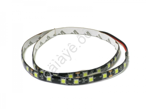 Лента  36 SMD 5050 60см белая (чёрная осн.) М5 /10_