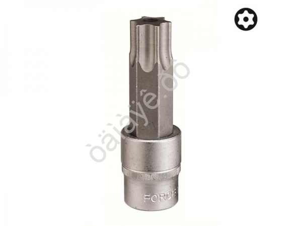 F347100100 Головка бита 1/2" TORX с отв.Т-100Н, L=100мм /1/10