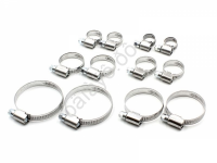 Набор червячных хомутов (по 2шт: 8х12, 10х16, 12х22, 16х27, 25х40, 32х50) "Маяк" W2-430ss МАЯК