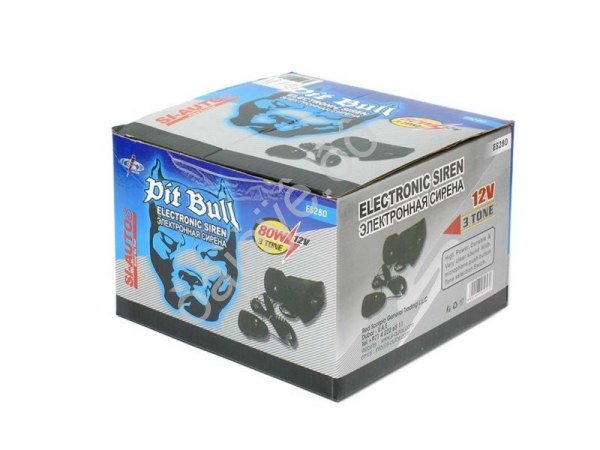 Сирена с микрофоном, 3-тональная, 12В МТ 1/30_