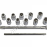 Набор инструментов с Т-образным воротком,13 пр.1/2"(6гр.)(8-16,17,19мм) Forsage