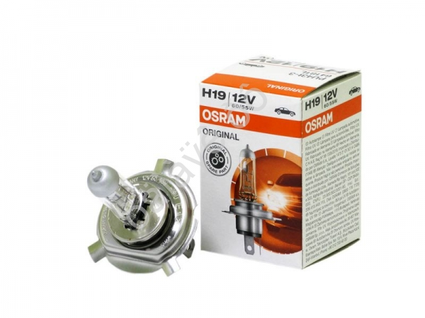 Лампа Osram H19 12V60/55W PU43T-3 K1
